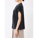 バンドカラータック ノースリ比翼ブラウス | TAKA-Q WOMEN | 詳細画像27
