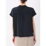 バンドカラータック ノースリ比翼ブラウス | TAKA-Q WOMEN | 詳細画像28