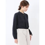 パールボウタイ 長袖プルオーバーブラウス | TAKA-Q WOMEN | 詳細画像4 