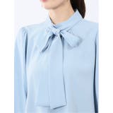 リボンタイ 長袖プルオーバーブラウス | TAKA-Q WOMEN | 詳細画像23 
