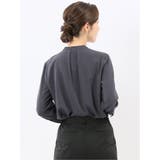 レイヤード風 比翼 長袖ブラウス | TAKA-Q WOMEN | 詳細画像21 