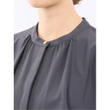 レイヤード風 比翼 長袖ブラウス | TAKA-Q WOMEN | 詳細画像27 