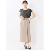 シボサテン ノースリ プルオーバーブラウス | TAKA-Q WOMEN | 詳細画像16
