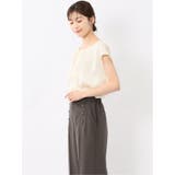シボサテン ノースリ プルオーバーブラウス | TAKA-Q WOMEN | 詳細画像2