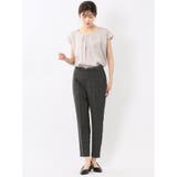 シボサテン ノースリ プルオーバーブラウス | TAKA-Q WOMEN | 詳細画像27