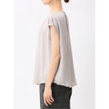 シボサテン ノースリ プルオーバーブラウス | TAKA-Q WOMEN | 詳細画像29