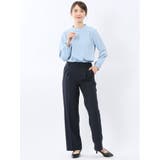 スタンドフリル 長袖プルオーバーブラウス | TAKA-Q WOMEN | 詳細画像18 