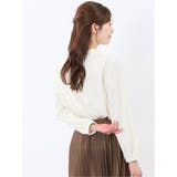 スタンドフリル 長袖プルオーバーブラウス | TAKA-Q WOMEN | 詳細画像3 