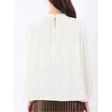 スタンドフリル 長袖プルオーバーブラウス | TAKA-Q WOMEN | 詳細画像8 