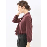 ボウタイ 長袖プルオーバーブラウス | TAKA-Q WOMEN | 詳細画像22 