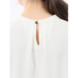 ラッフルフリル 7分袖 プルオーバー ブラウス | TAKA-Q WOMEN | 詳細画像10