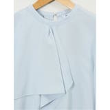 ラッフルフリル 7分袖 プルオーバー ブラウス | TAKA-Q WOMEN | 詳細画像13