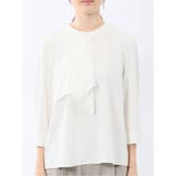 ラッフルフリル 7分袖 プルオーバー ブラウス | TAKA-Q WOMEN | 詳細画像6