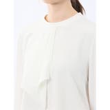 ラッフルフリル 7分袖 プルオーバー ブラウス | TAKA-Q WOMEN | 詳細画像9