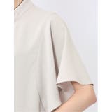 配色ボウタイ 半袖比翼ブラウス | TAKA-Q WOMEN | 詳細画像20