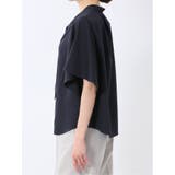 配色ボウタイ 半袖比翼ブラウス | TAKA-Q WOMEN | 詳細画像27