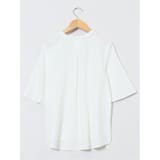 ホック付きクルーネック 半袖プルオーバーブラウス | TAKA-Q WOMEN | 詳細画像12