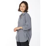 エアリーツイル 脇タック 8分袖チュニック | TAKA-Q WOMEN | 詳細画像1