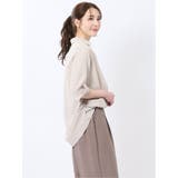 脇タックかぶり スキッパーシャツチュニック | TAKA-Q WOMEN | 詳細画像15