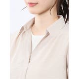 脇タックかぶり スキッパーシャツチュニック | TAKA-Q WOMEN | 詳細画像20