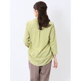 脇タックかぶり スキッパーシャツチュニック | TAKA-Q WOMEN | 詳細画像3