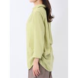 脇タックかぶり スキッパーシャツチュニック | TAKA-Q WOMEN | 詳細画像7