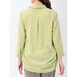 脇タックかぶり スキッパーシャツチュニック | TAKA-Q WOMEN | 詳細画像8