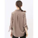 袖リボンかぶり スキッパーシャツチュニック | TAKA-Q WOMEN | 詳細画像15 