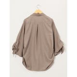 袖リボンかぶり スキッパーシャツチュニック | TAKA-Q WOMEN | 詳細画像24 