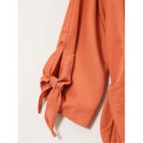 袖リボンかぶり スキッパーシャツチュニック | TAKA-Q WOMEN | 詳細画像4 