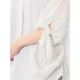 袖リボンかぶり スキッパーシャツチュニック | TAKA-Q WOMEN | 詳細画像10