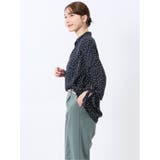 袖リボンかぶり スキッパーシャツチュニック | TAKA-Q WOMEN | 詳細画像13