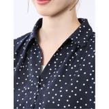 袖リボンかぶり スキッパーシャツチュニック | TAKA-Q WOMEN | 詳細画像20