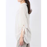 袖リボンかぶり スキッパーシャツチュニック | TAKA-Q WOMEN | 詳細画像7