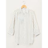 脇タック前開き スキッパーシャツチュニック | TAKA-Q WOMEN | 詳細画像1