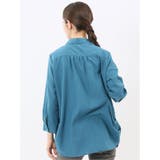 脇タック前開き スキッパーシャツチュニック | TAKA-Q WOMEN | 詳細画像15 