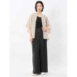 袖フレア前開き マオカラーシャツチュニック | TAKA-Q WOMEN | 詳細画像17