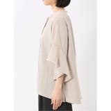袖フレア前開き マオカラーシャツチュニック | TAKA-Q WOMEN | 詳細画像19