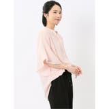 袖フレア前開き マオカラーシャツチュニック | TAKA-Q WOMEN | 詳細画像4