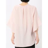 袖フレア前開き マオカラーシャツチュニック | TAKA-Q WOMEN | 詳細画像8