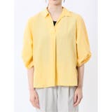 袖タックかぶり スキッパーシャツチュニック | TAKA-Q WOMEN | 詳細画像18