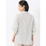 袖タックかぶり スキッパーシャツチュニック | TAKA-Q WOMEN | 詳細画像3