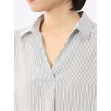 袖タックかぶり スキッパーシャツチュニック | TAKA-Q WOMEN | 詳細画像9