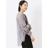 ラグランギャザー シアー長袖シャツ | TAKA-Q WOMEN | 詳細画像16