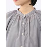 ラグランギャザー シアー長袖シャツ | TAKA-Q WOMEN | 詳細画像21