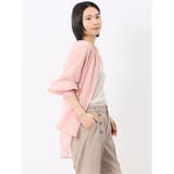 ラグランギャザー シアー長袖シャツ | TAKA-Q WOMEN | 詳細画像28