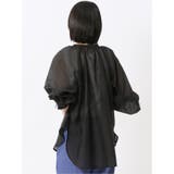 ラグランギャザー シアー長袖シャツ | TAKA-Q WOMEN | 詳細画像3