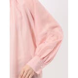 ラグランギャザー シアー長袖シャツ | TAKA-Q WOMEN | 詳細画像34