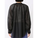 ラグランギャザー シアー長袖シャツ | TAKA-Q WOMEN | 詳細画像8
