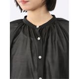 ラグランギャザー シアー長袖シャツ | TAKA-Q WOMEN | 詳細画像9